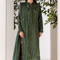Lawn-3PC Embroidered Shirt with Digital Printed Jacquard Dupatta - 1113