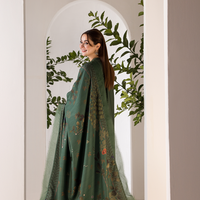 Lawn-3PC Embroidered Shirt with Digital Printed Jacquard Dupatta - 1113