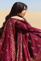 Lawn-3PC Embroidered Shirt with Digital Printed Jacquard Dupatta - 1331