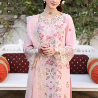 Lawn-3PC Embroidered Shirt with Organza Embroidered Dupatta- 1367