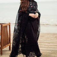 NUREH - 3PC LAWN EMBROIDERED SHIRT WITH COTTON NET PRINTED EMBROIDERED DUPATTA AND TROUSER - BNU2123