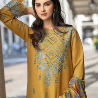 Lawn-3PC Embroidered Shirt with Digital Printed Jacquard Dupatta-1105