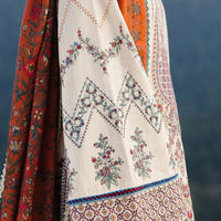 Lawn-3PC Embroidered Shirt with Digital Printed Jacquard Dupatta- 1072