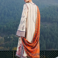 Lawn-3PC Embroidered Shirt with Digital Printed Jacquard Dupatta- 1072