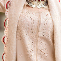 QALAMKAR - 3PC LAWN EMBROIDERED SHIRT WITH MANAAR EMBROIDERED DUPATTA AND TROUSER - BNU 102