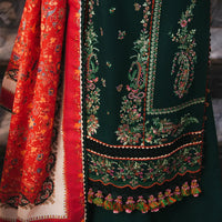 Lawn-3PC Embroidered Shirt with Digital Printed Jacquard Dupatta- 1003