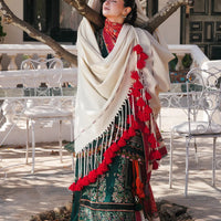 Lawn-3PC Embroidered Shirt with Digital Printed Jacquard Dupatta- 1003
