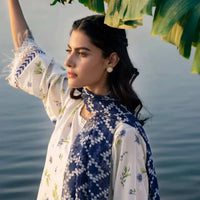 MARIA B 3PC KARANDI PRINTED SHIRT WITH KARANDI PRINTED DUAPTTA AND TROUSER-814