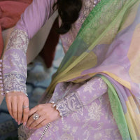 Lawn-3PC Embroidered Shirt with Digital Printed Jacquard Dupatta - 1376