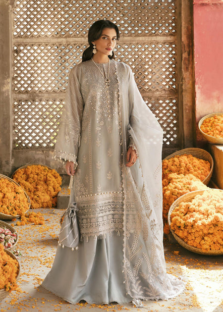 AFROZEH -DHOOP KENARY LUXURY UNSTITCHED FORMALS - 5014