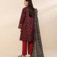 3PC Lawn Printed Shirt With Digital Printed Dupatta-1608