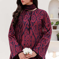 BAROQUE - 3PC Lawn Printed Shirt With Voile Printed Dupatta-1502