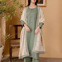 BATIK - 3PC LAWN EMBROIDERED SHIRT WITH LAWN EMBROIDERED SHAWL AND TROUSER - 1059