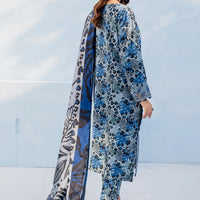 3PC Lawn Printed Shirt With Digital Printed Dupatta-1601