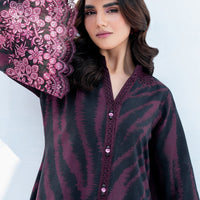 3PC Lawn Printed Shirt With Digital Printed Dupatta-1605