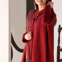 SOBIA NAZIR - 3PC LAWN EMBROIDERED SHIRT WITH DIGITAL PRINTED DUPATTA-1016