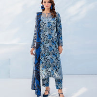 3PC Lawn Printed Shirt With Digital Printed Dupatta-1601