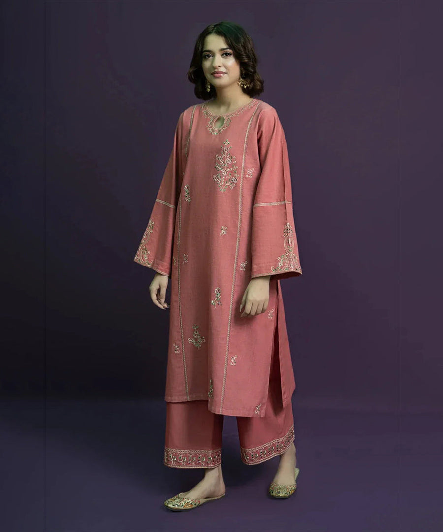 URGE Lawn-2PC Embroidered With Embroidered Trouser-1204