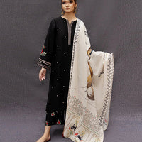 URGE LAWN 3PC EMBROIDERED WITH DIGITAL PRINTED DUPATTA-1026