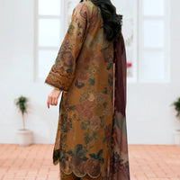 BAROQUE - 3PC Lawn Printed Shirt With Voile Printed Dupatta-1507