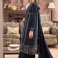 SEREN Lawn-3PC Embroidered With Organza Embroidered Dupatta- 1060