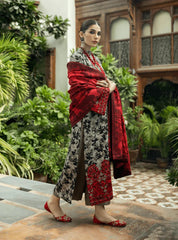 3PC KARANDI PRINTED SHIRT WITH KARANDI PRINTED DUAPTTA AND TROUSER -1710
