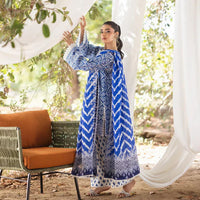 3PC Lawn Printed Shirt With Digital Printed Dupatta-1610