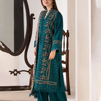 3PC LAWN EMBROIDERED SHIRT WITH DIGITAL PRINTED DUPATTA-1017