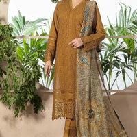 CHARIZMA LAWN-3PC EMBROIDERED SHIRT WITH PRINTED DUPATTA-1066