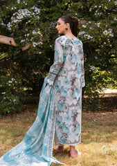 3PC Lawn Printed Shirt With Digital Printed Dupatta-1624