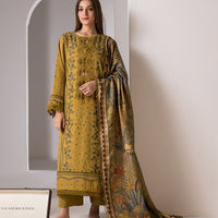 SOBIA NAZIR - 3PC LAWN EMBROIDERED SHIRT WITH DIGITAL PRINTED DUPATTA-1019