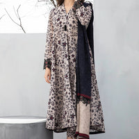 BAROQUE - 3PC Lawn Printed Shirt With Voile Printed Dupatta-1513