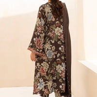 BAROQUE - 3PC Lawn Printed Shirt With Voile Printed Dupatta-1510