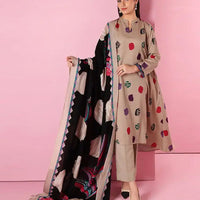 NISHAT Lawn-3PC Embroidered With Digital Printed Dupatta-1149