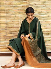 Dhanak 3PC With Wool Shawl-471
