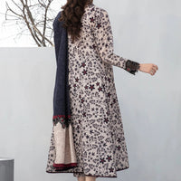 BAROQUE - 3PC Lawn Printed Shirt With Voile Printed Dupatta-1513