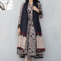 BAROQUE - 3PC Lawn Printed Shirt With Voile Printed Dupatta-1513