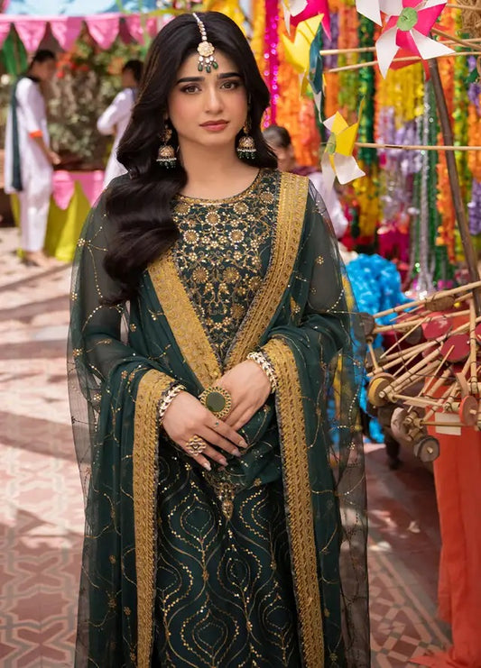 ASIMJOFA AJEM-16 EMBROIDERED NET 3 PCS 5021