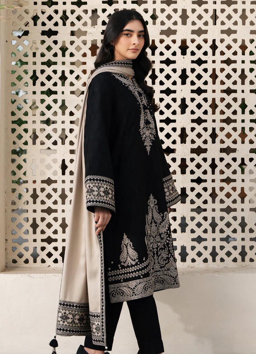 JAZMIN Lawn-3PC Embroidered With Organza Embroidered Dupatta-1071