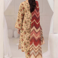 3PC Lawn Printed Shirt With Digital Printed Dupatta-1616