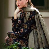 BAROQUE - 3PC Lawn Printed Shirt With Voile Printed Dupatta-1514