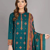 Kayseria Lawn-3PC Embroidered with Lawn Embroidered Dupatta-1118