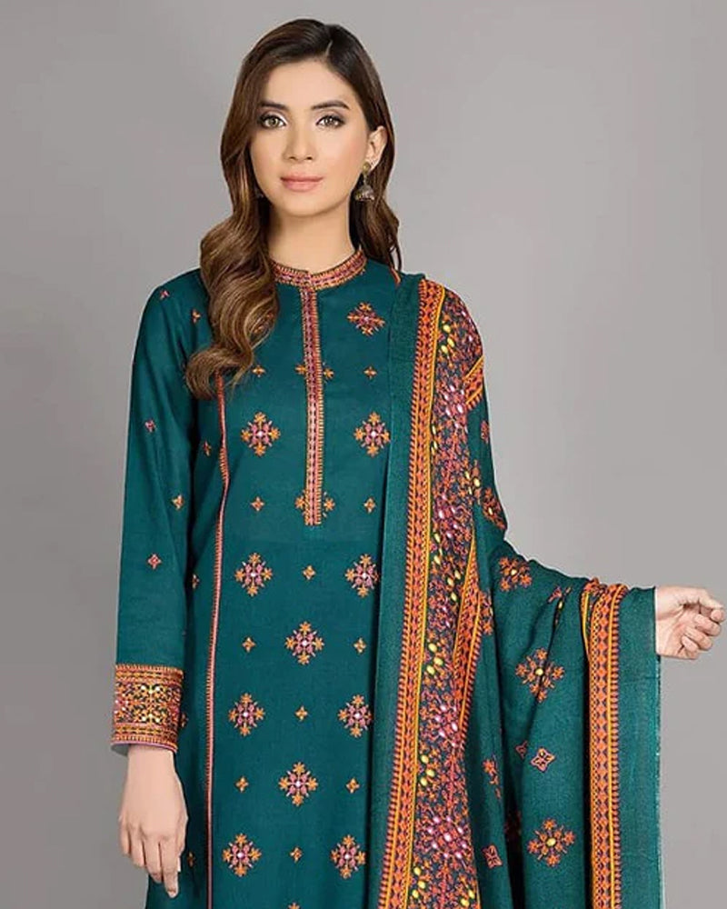 Kayseria Lawn-3PC Embroidered with Lawn Embroidered Dupatta-1118