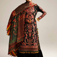 Hussain Rehar Dhanak 3PC Embroidered With Digital Printed Dupatta-173