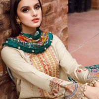 MARIA B Lawn-3PC Embroidered With Digital Printed Dupatta-1145