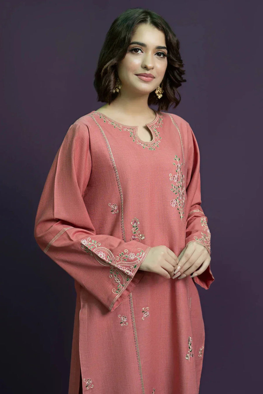 URGE Lawn-2PC Embroidered With Embroidered Trouser-1204