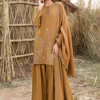 MARIA B LAWN 3PC EMBROIDERED WITH EMBROIDERED DUPATTA-1076