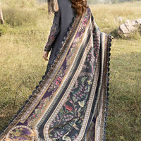 Maria B Lawn-3PC Embroidered with Digital Printed Dupatta-1075