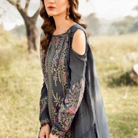 Maria B Lawn-3PC Embroidered with Digital Printed Dupatta-1075