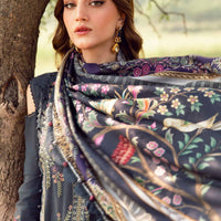 Maria B Lawn-3PC Embroidered with Digital Printed Dupatta-1075